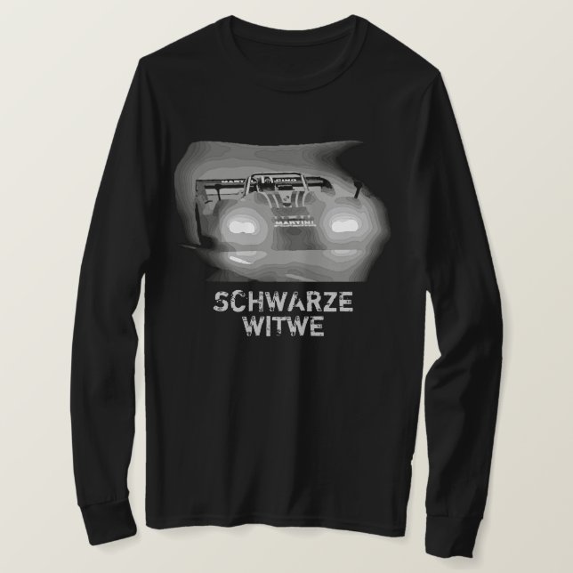 T-shirt Black Widow Racing 1976 (Design devant)