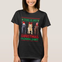 Black Yellow Chocolat Lab Noël Labrador Paja