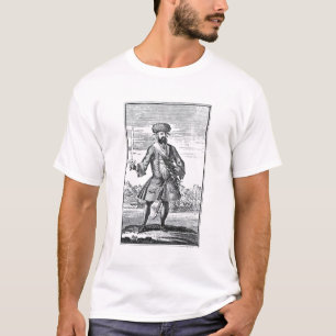 T-shirt Blackbeard le pirate, 'd'une histoire générale d