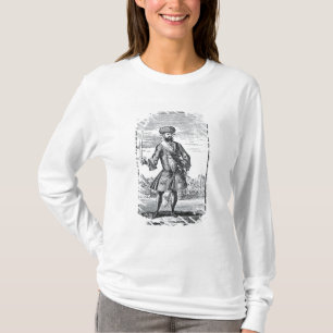 T-shirt Blackbeard le pirate, 'd'une histoire générale de