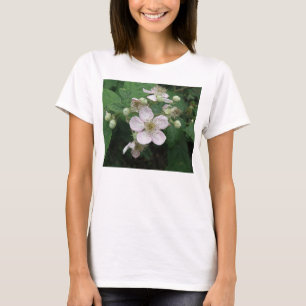 T-shirt Blackberry Flowers Ladies T Shirt