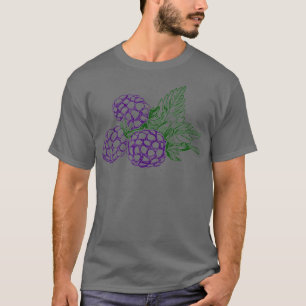 T-shirt Blackberry Shirt Gardening Fermiers agricoles rétr
