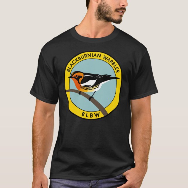 T-shirt Blackburnian Warbler   (Devant)