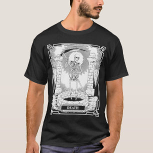 T-shirt Blackcraft Witchy Skeleton Death the Grim Reaper T