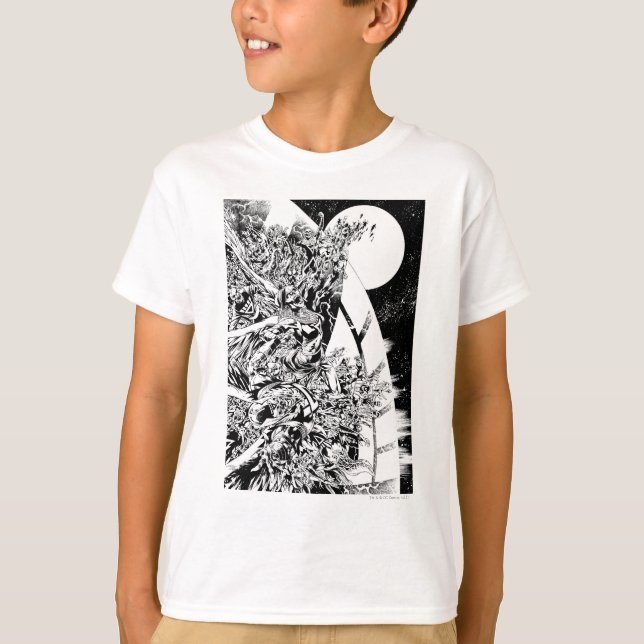 T-shirt Blackest Night Group et Moon 2 (Devant)