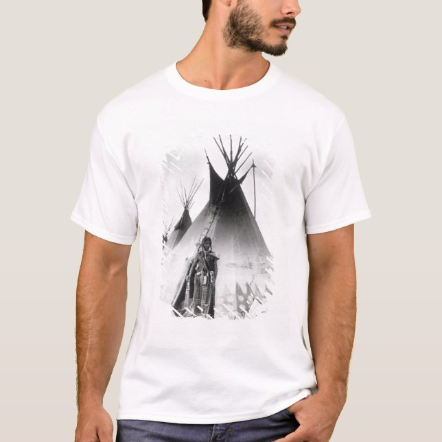 T-shirt Blackfoot courageux, près de Calgary, Alberta, (Devant)