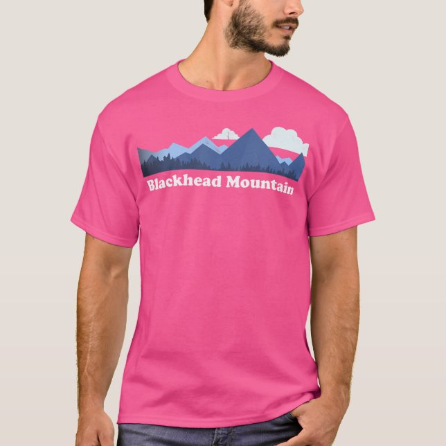 T-shirt Blackhead Mountain Peak Bagger New York Ny Climbin (Devant)