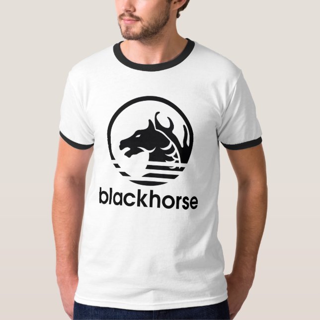 T-shirt BlackHorse X la vie de trois rayures (douille (Devant)