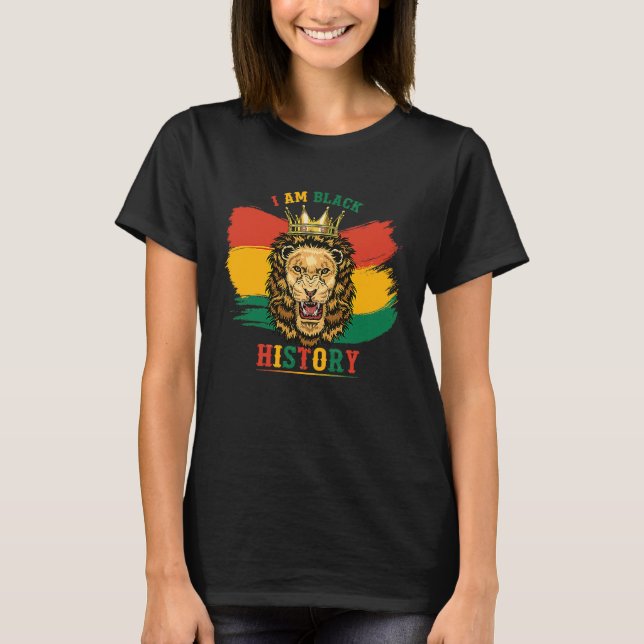 T-shirt Blackity Black Chaque mois Black History African L (Devant)
