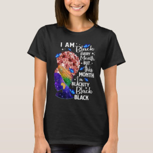 T-shirt Blackity Black Chaque mois Noir Histoire Africaine
