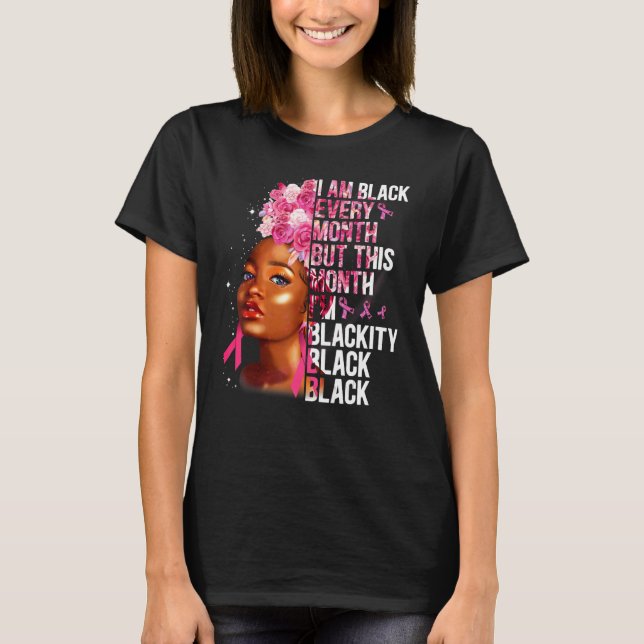 T-shirt Blackity Black Every Month Black History BHM Afric (Devant)