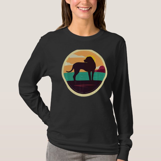 T-shirt Blackmouth Cur Retro (Devant)