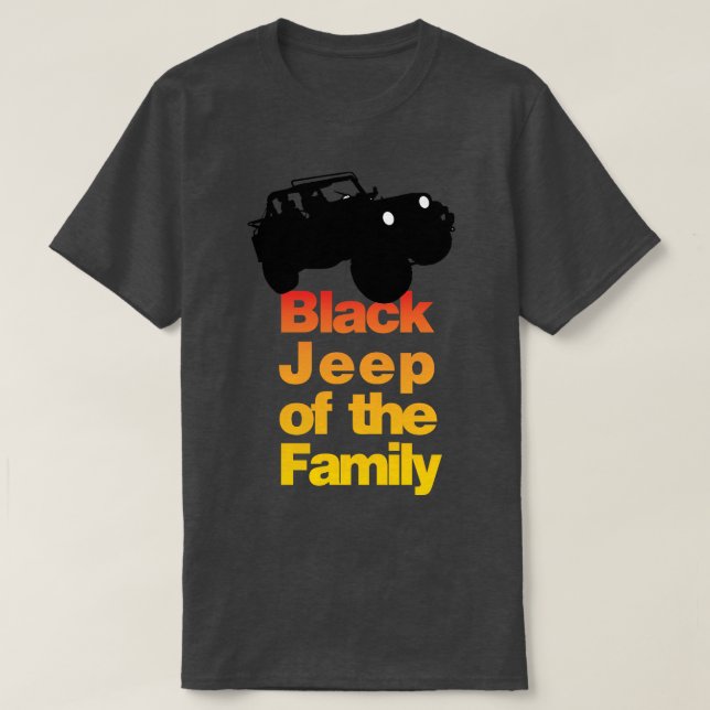 T-shirt Blackof la famille (Design devant)