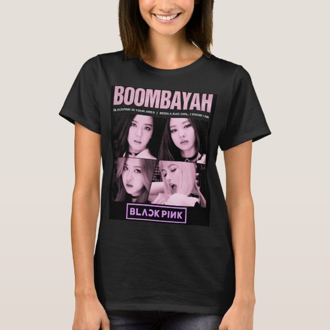 T-shirt BlackPink BoomBayah (Devant)