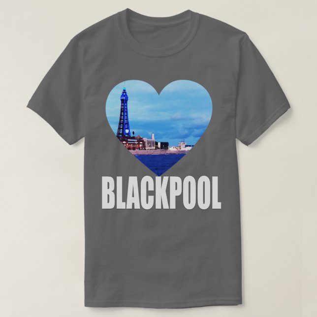 T-shirt Blackpool Tower Angleterre Cadeau (Design devant)