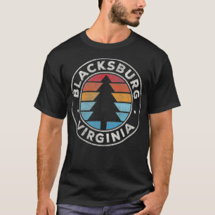 T-shirt Blacksburg Virginia VA Vintage Graphic Retro les a