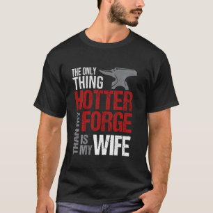 T-shirt Blacksmith Husband Cadeau Femme Anvil Forge Hommes