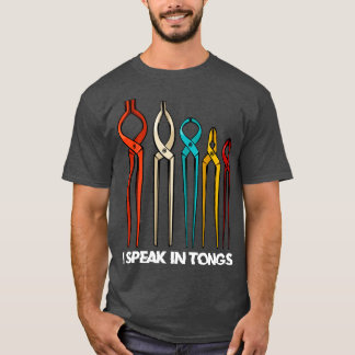 T-shirt Blacksmith Je Parle Dans Tongs Funny Blacksmith Sa