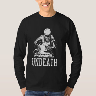 T-shirt Blacksmith Skeleton - Iron Worker Blacksmithing Un