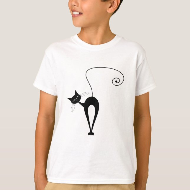 T-shirt Blacksy Kitty 3 noir (Devant)