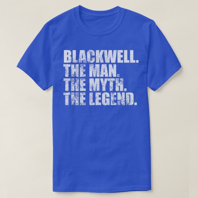 T-shirt Blackwell Nom de famille Blackwell Nom de famille  (Design devant)