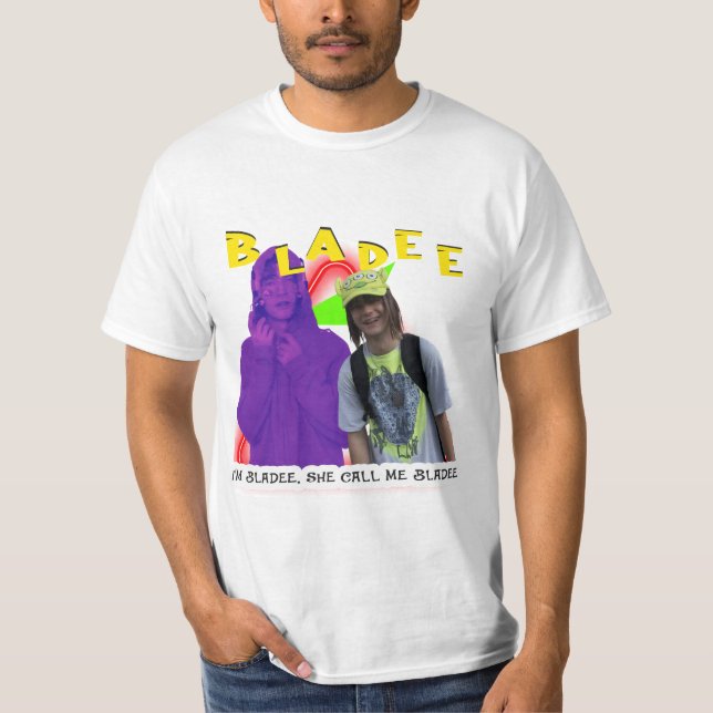 T-shirt Bladee Drain Gang musique (Devant)