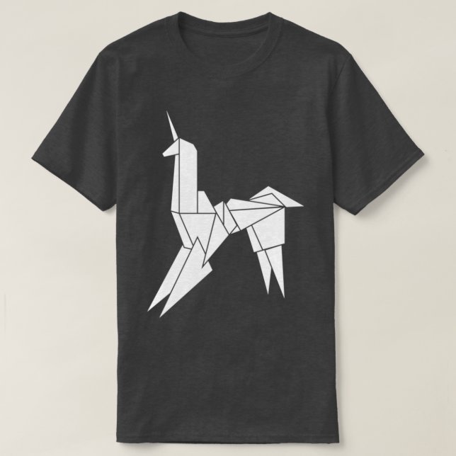 T-SHIRT BLADERUNNER ORIGAMI UNICORN 1 (Design devant)