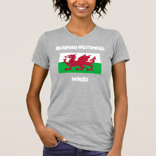 T-shirt Blaenau FfPalestinian og, Pays de Galles avec drap