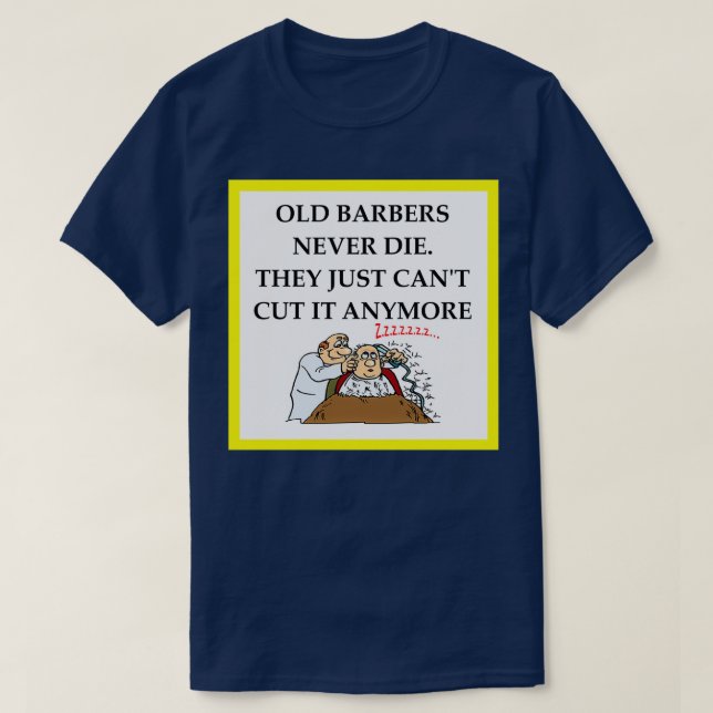 T-shirt Blague de barbier (Design devant)