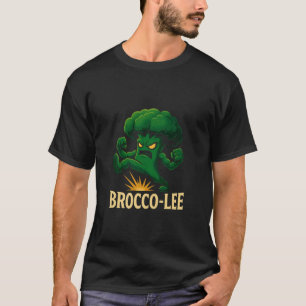 T-shirt Blague de brocolis drôle Brocco-Lee Kung Fu Karaté