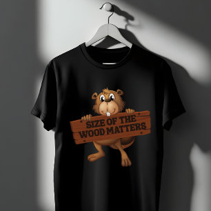 T-shirt Blague de castor de menuiserie drôle La taille com