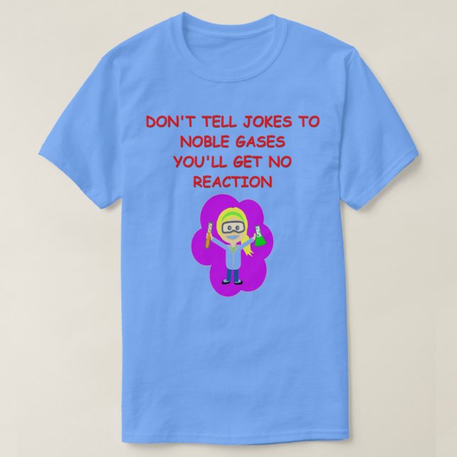T-shirt Blague de chimie 4 (Design devant)