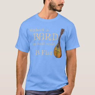 T-shirt Blague de classe de barde pour joueur de jeux de f