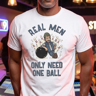 T-shirt Blague de frappe de ligue de quilles personnalisée