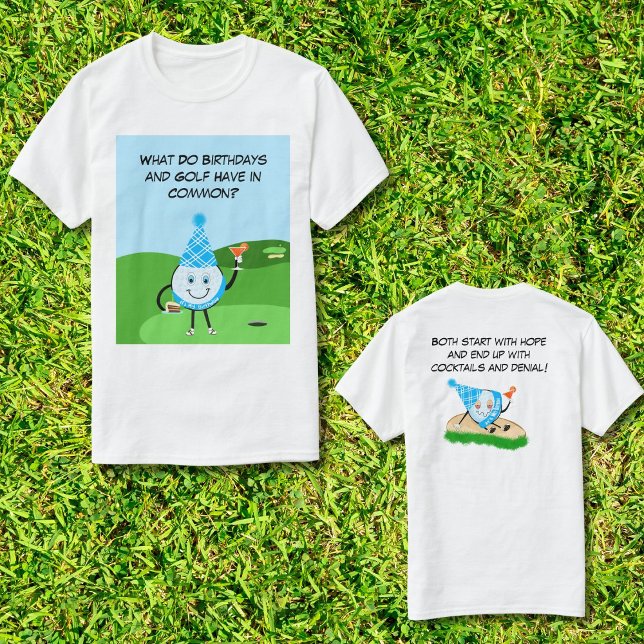 T-shirt Blague de golf drôle pour anniversaire (Créateur téléchargé)