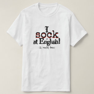 T-shirt Blague de grammaire