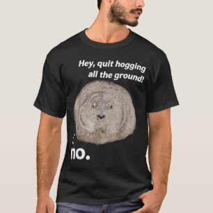 T-shirt Blague de marmotte drôle Citation de marmotte Jour