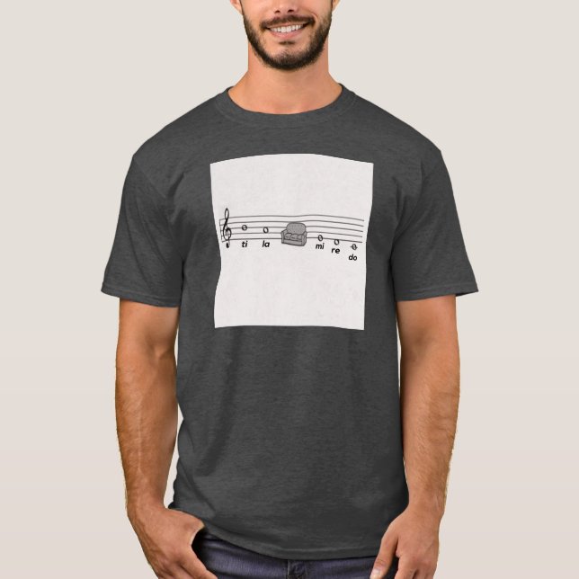 T-shirt Blague de musique (Devant)