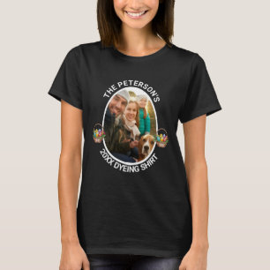 T-shirt Blague de Pâques Chemise de teinture de photo de