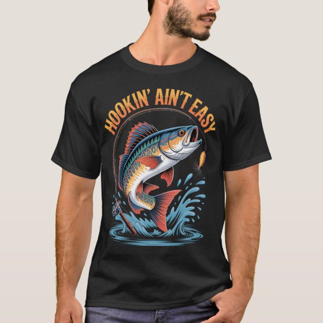 T-shirt Blague de pêche drôle Citation Jeu de mots (Devant)