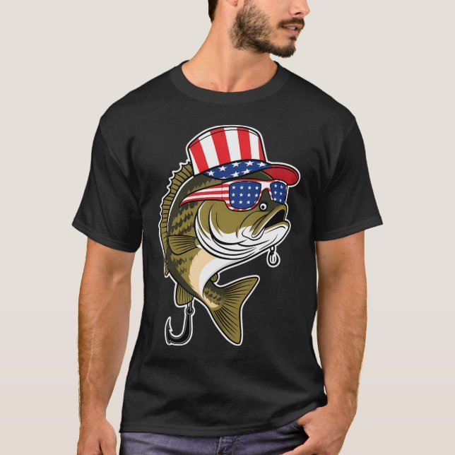 T-shirt Blague de pêcheur mignon de pêche (Devant)
