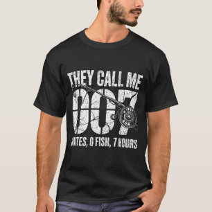 T-shirt Blague de pêcheur Papa Ils m'appellent 007 Drôle d