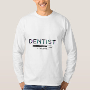 T-shirt Blague de Pixel sur le Chargement chez le Dentiste
