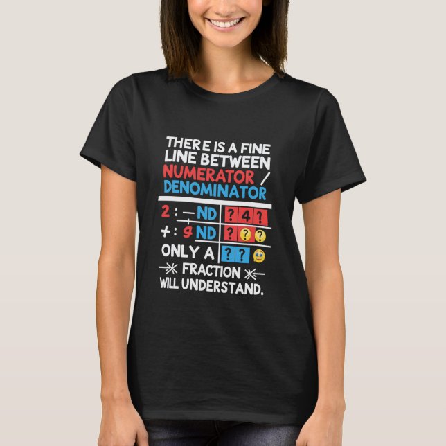 T-shirt Blague de professeur de mathématiques drôle Numéra (Devant)
