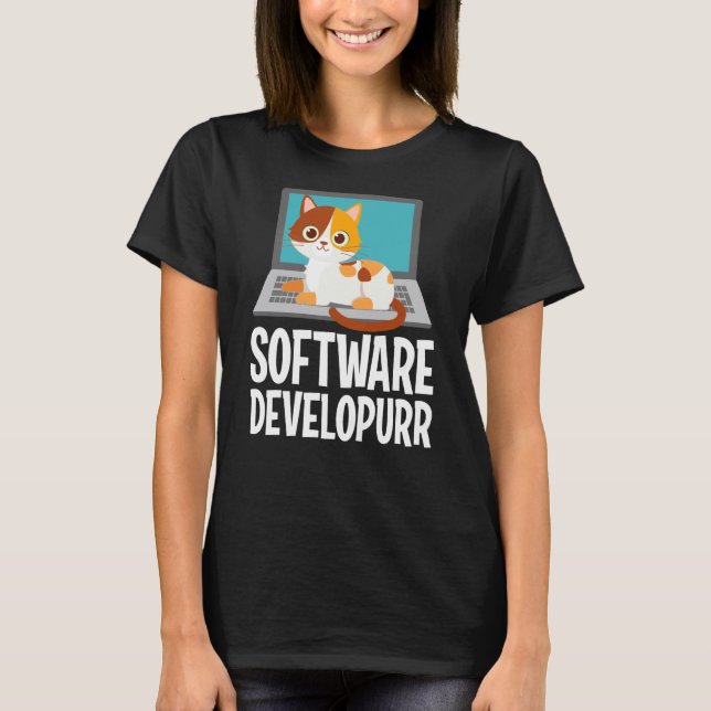 T-shirt Blague de programmeur développeur de logiciels Cha (Devant)