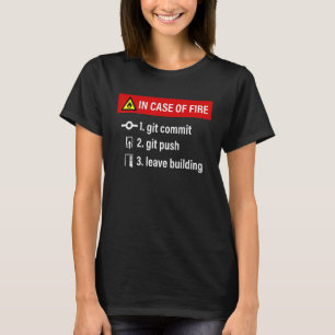 T-shirt Blague de programmeur Web Software Developer Git C