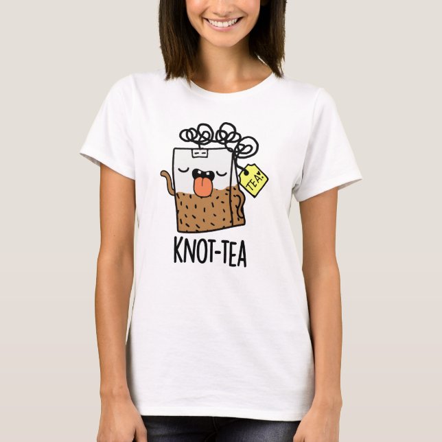 T-shirt Blague de thé Knot-tea drôle  (Devant)