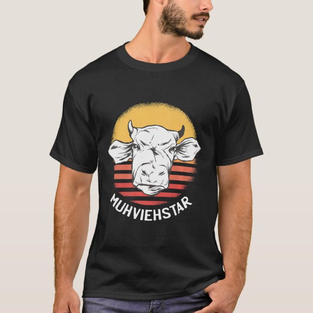 T-shirt Blague de vache à jeu de mots Premium (Devant)