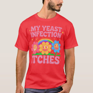 T-shirt Blague d'humour inappropriée sur une infection à l