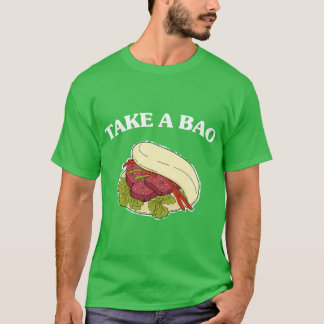 T-shirt Blague drôle de nourriture asiatique Pains vapeur